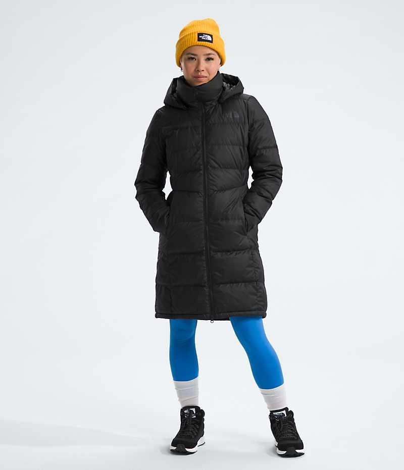 The North Face Metropolis Parka Dame Sort | DANMARK PQOYF