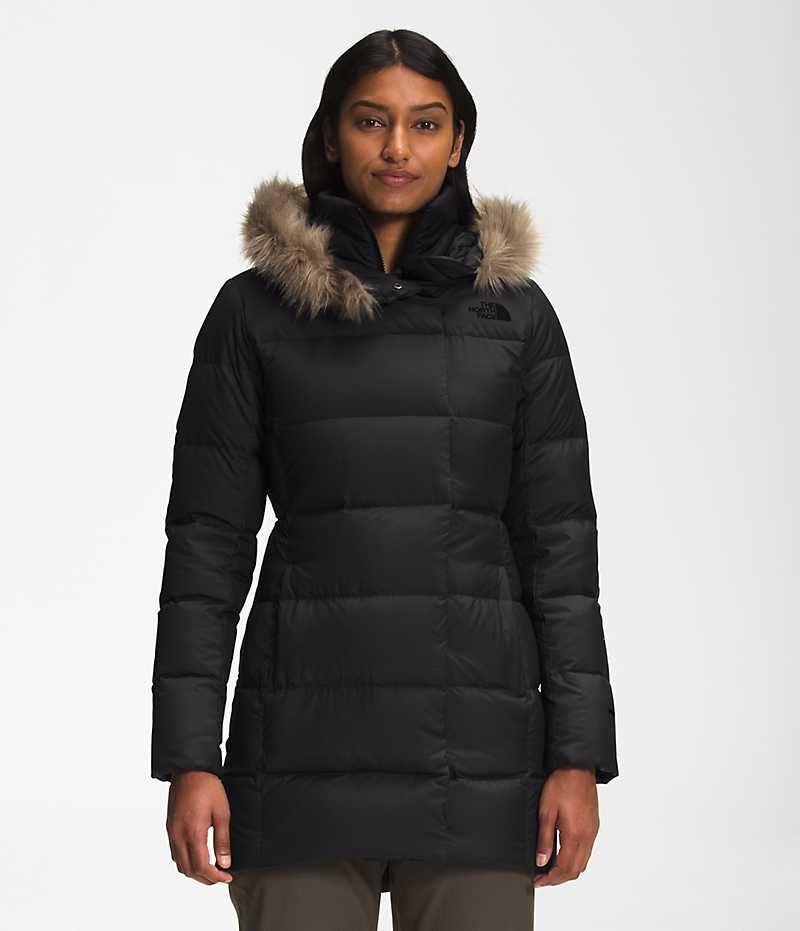 The North Face New Dealio Down Parka Dame Sort | DANMARK ANYBU