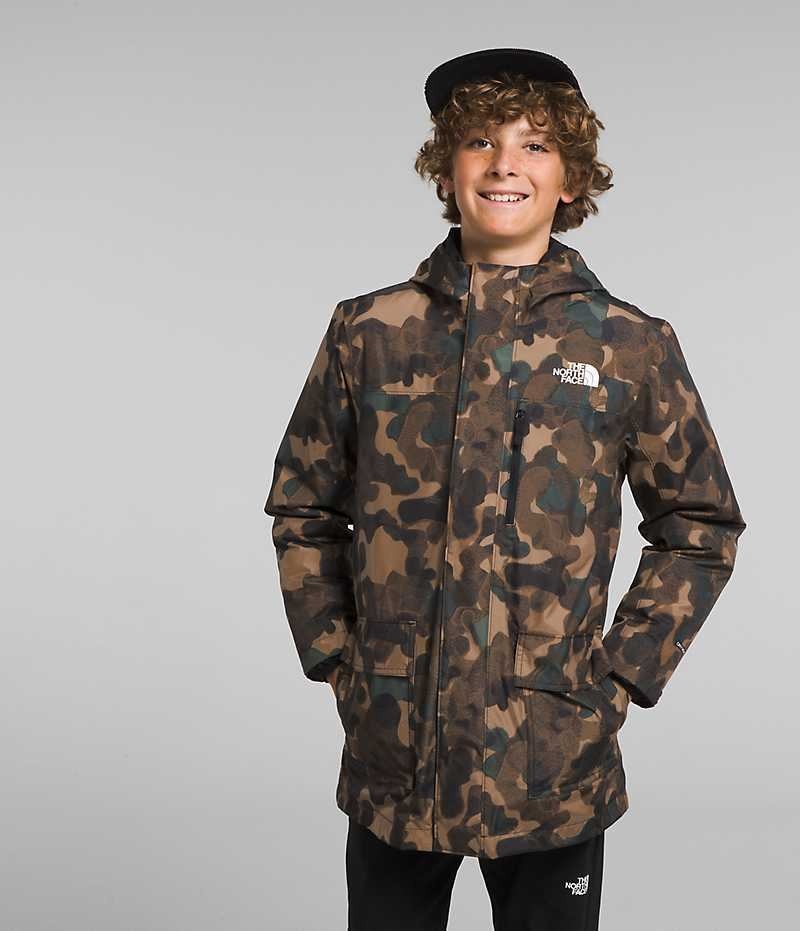 The North Face North Triclimate® Dunjakke Drenge Camo | DANMARK YKQVB