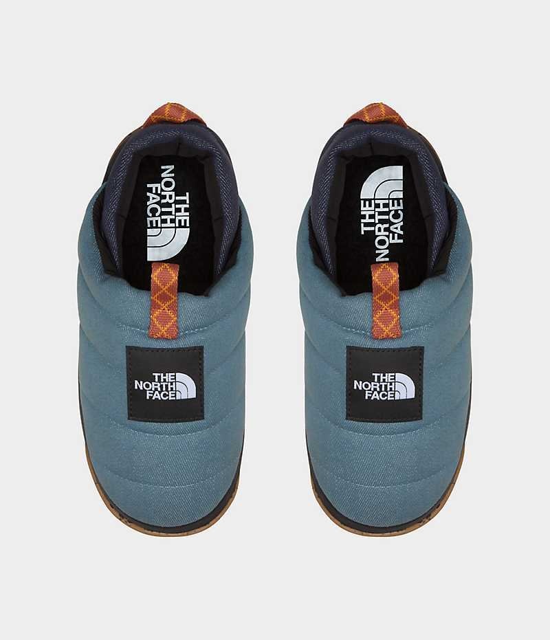 The North Face Nuptse Denim Mules Herre Blå | DANMARK OLNPT