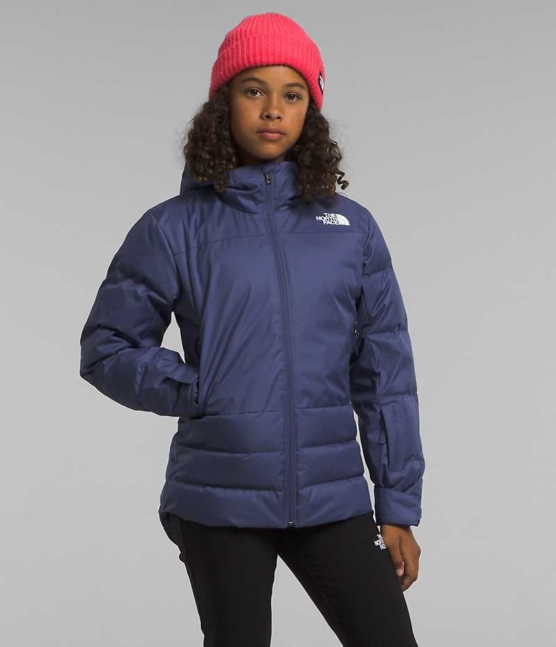 The North Face Pallie Dunjakke Pige Blå | DK ZNSHT