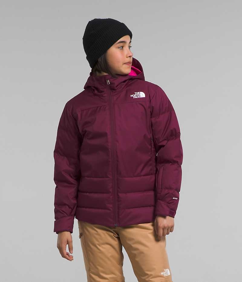 The North Face Pallie Dunjakke Pige Bordeaux | DANMARK FQELU