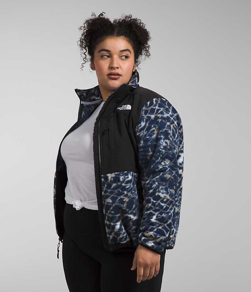 The North Face Plus Denali Fleece Jakker Dame Mørkeblå | DANMARK DJNGH