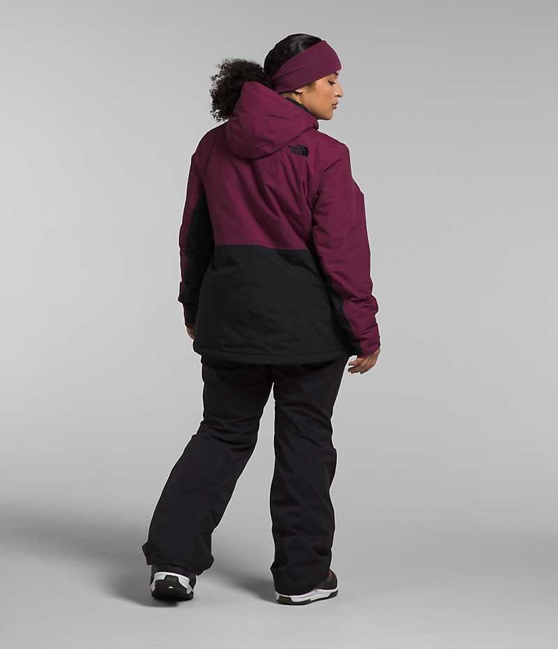 The North Face Plus Freedom Isolerede Jakker Dame Fuchsia Sort | DANMARK GXTOI