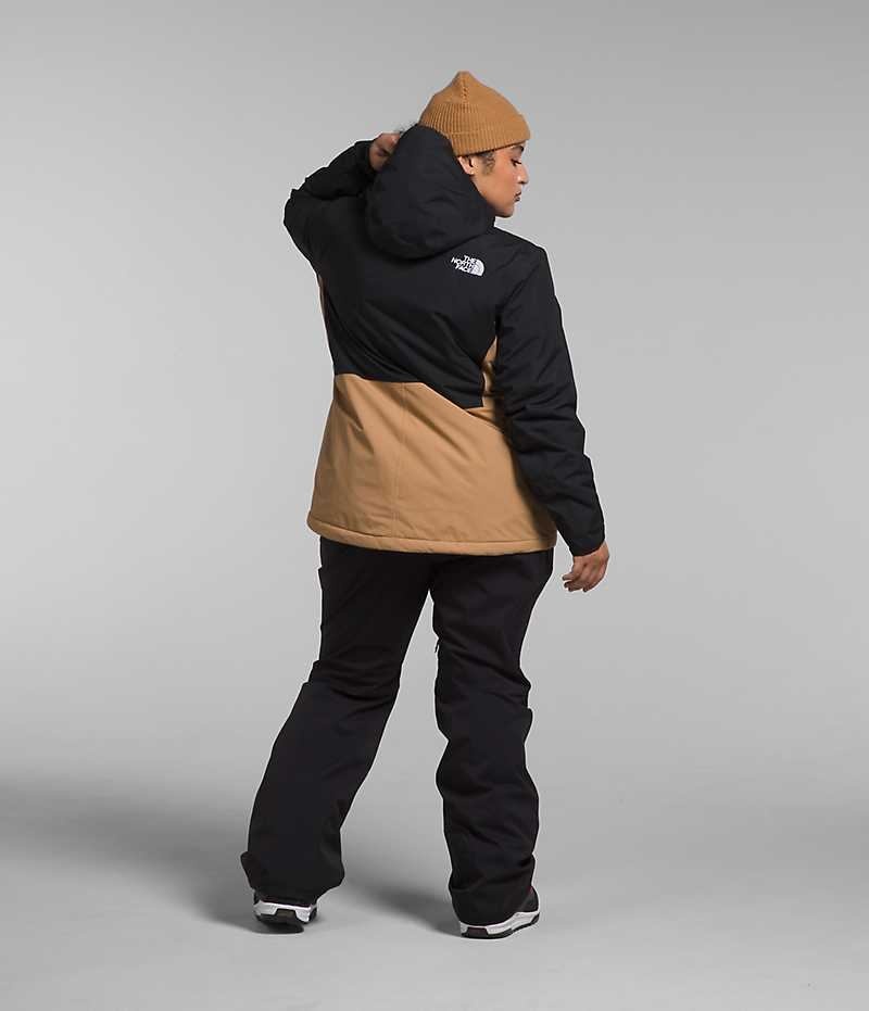 The North Face Plus Freedom Isolerede Jakker Dame Khaki Sort | DK KQMTL