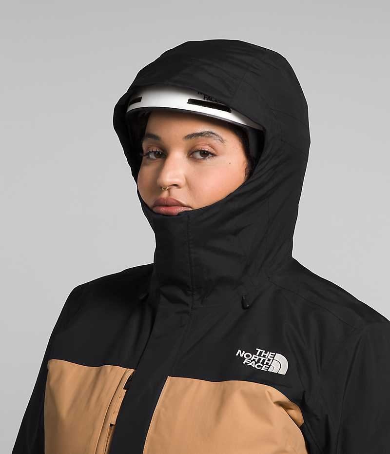 The North Face Plus Freedom Isolerede Jakker Dame Khaki Sort | DK KQMTL