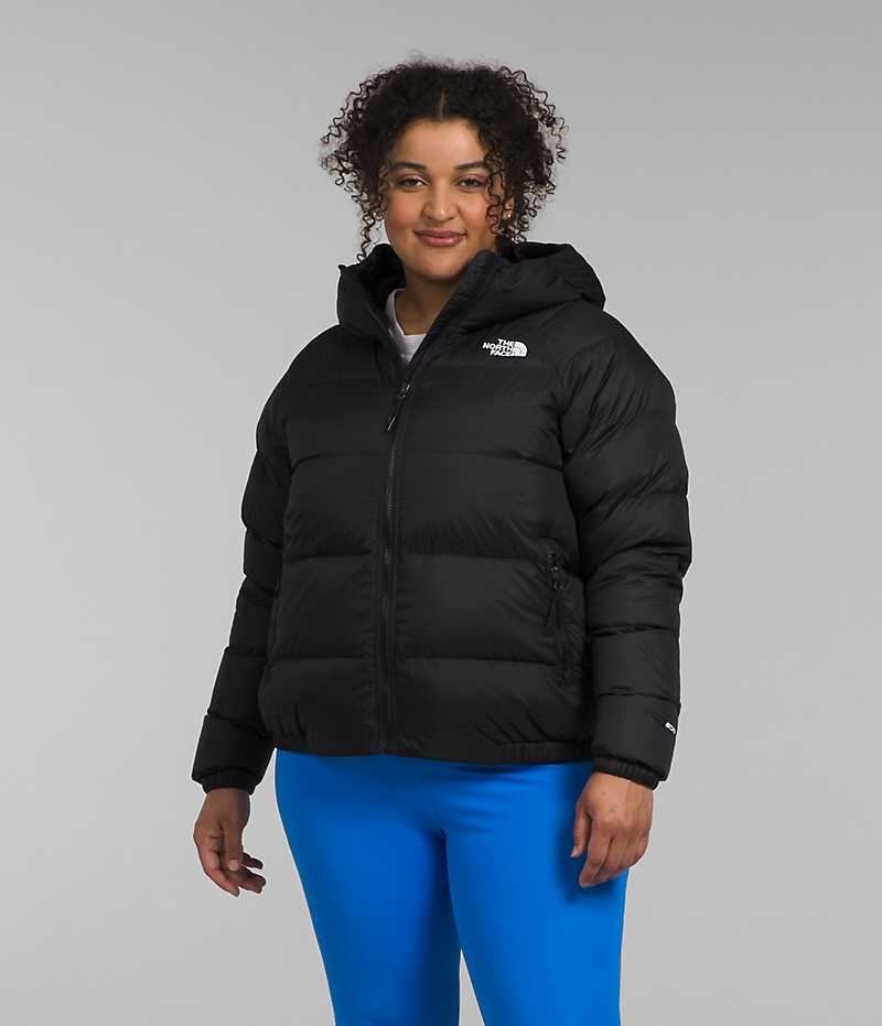 The North Face Plus Hydrenalite™ Hoodie Dunjakke Dame Sort | DANMARK TBLZK