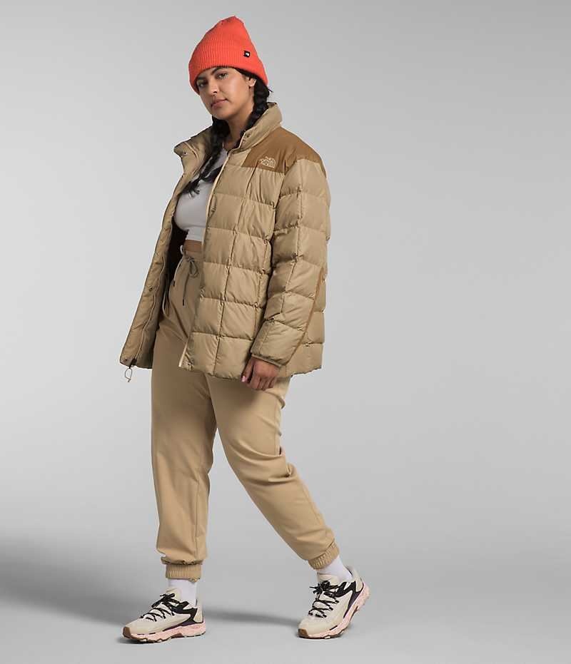 The North Face Plus Lhotse Reversible Dunjakke Dame Khaki | DK KDBAP