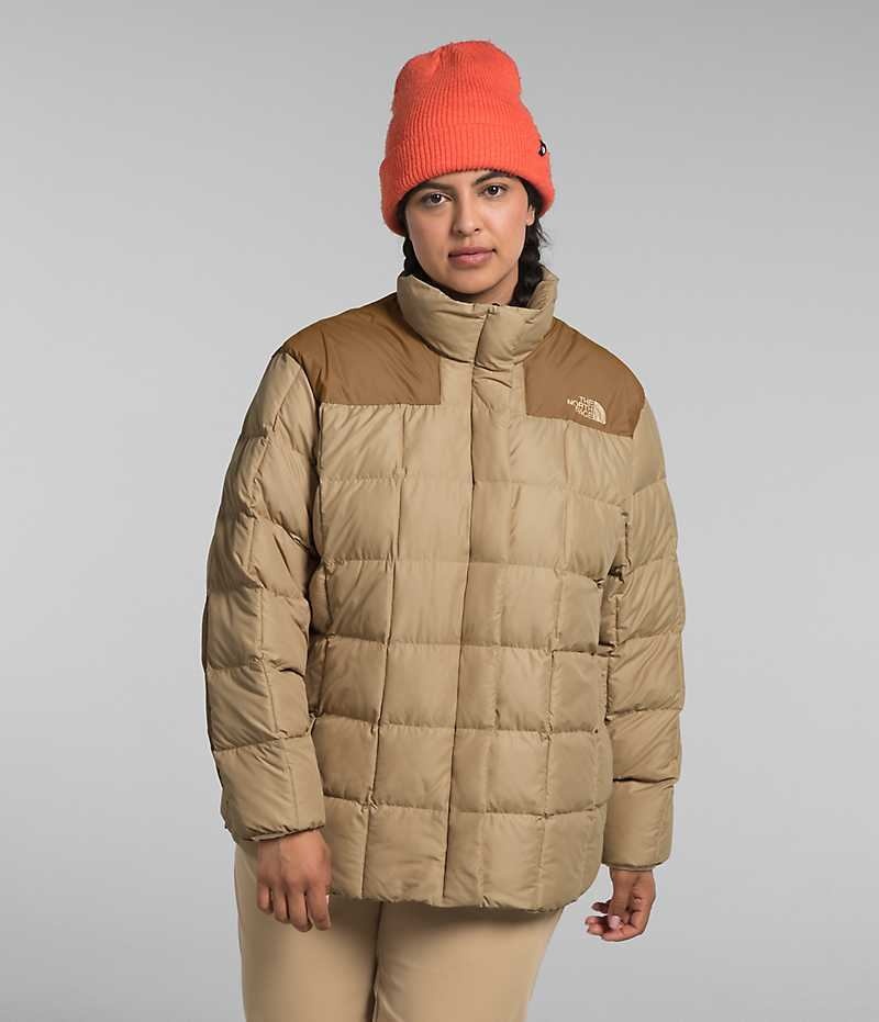 The North Face Plus Lhotse Reversible Dunjakke Dame Khaki | DK KDBAP