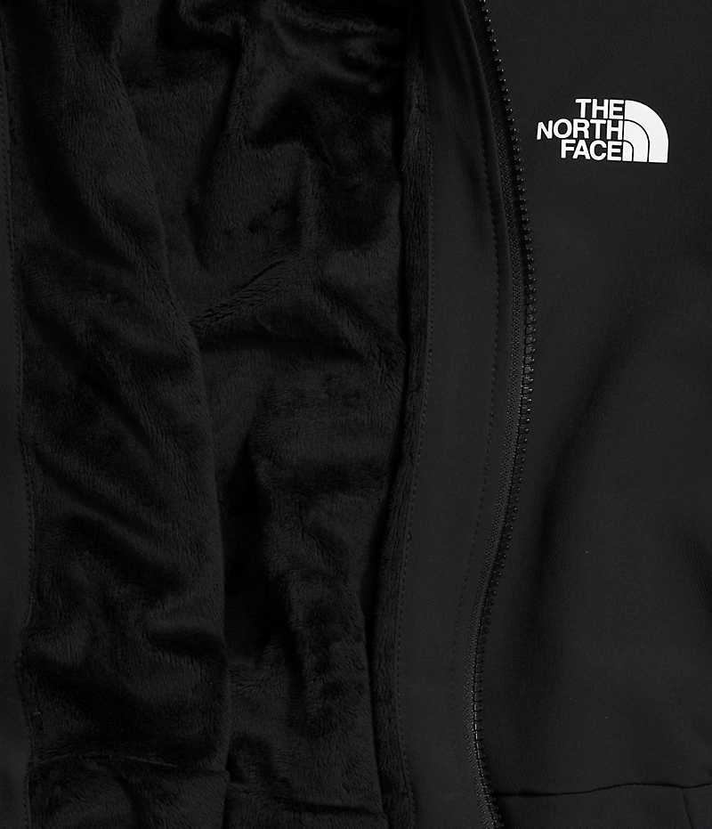 The North Face Plus Shelbe Raschel Hoodie Softshell Jakke Dame Sort | DK PAYSO