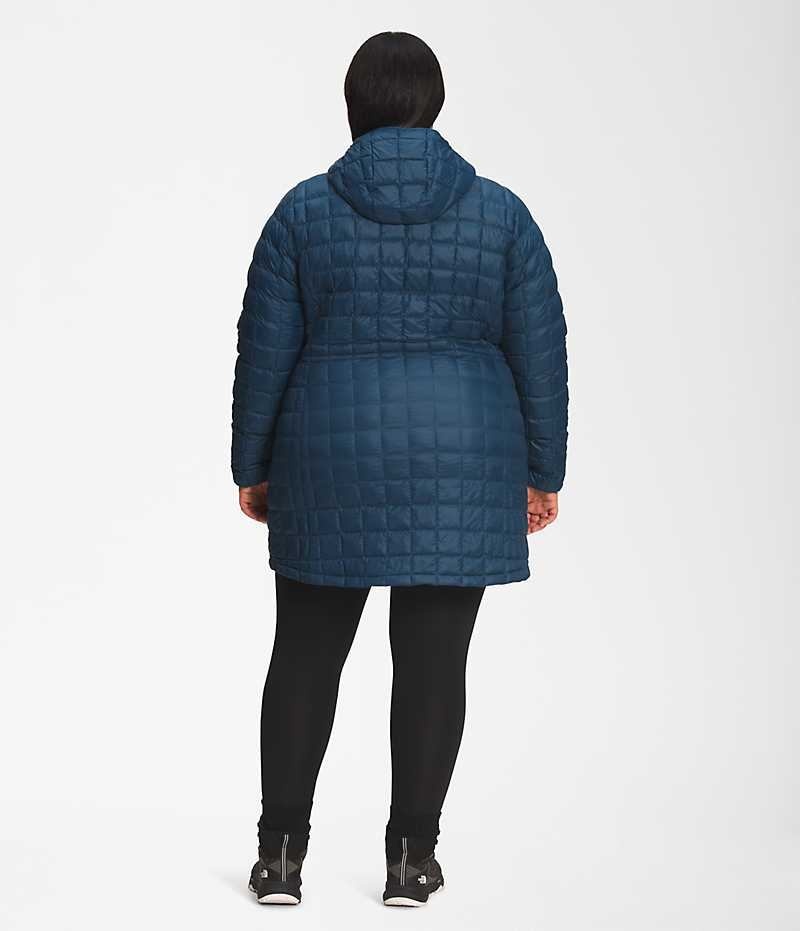 The North Face Plus ThermoBall™ Eco Parka Dame Blå | DK XWRGV