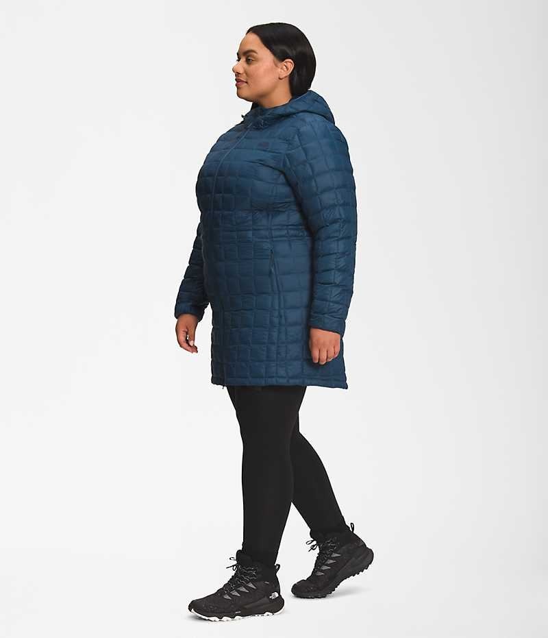 The North Face Plus ThermoBall™ Eco Parka Dame Blå | DK XWRGV