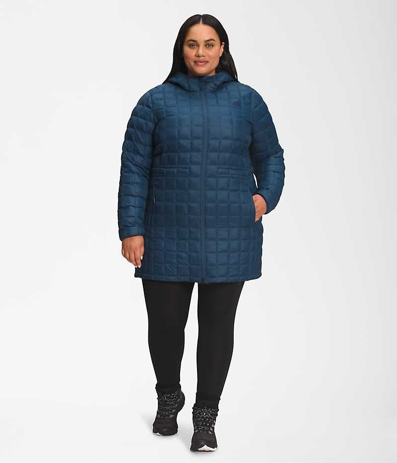 The North Face Plus ThermoBall™ Eco Parka Dame Blå | DK XWRGV