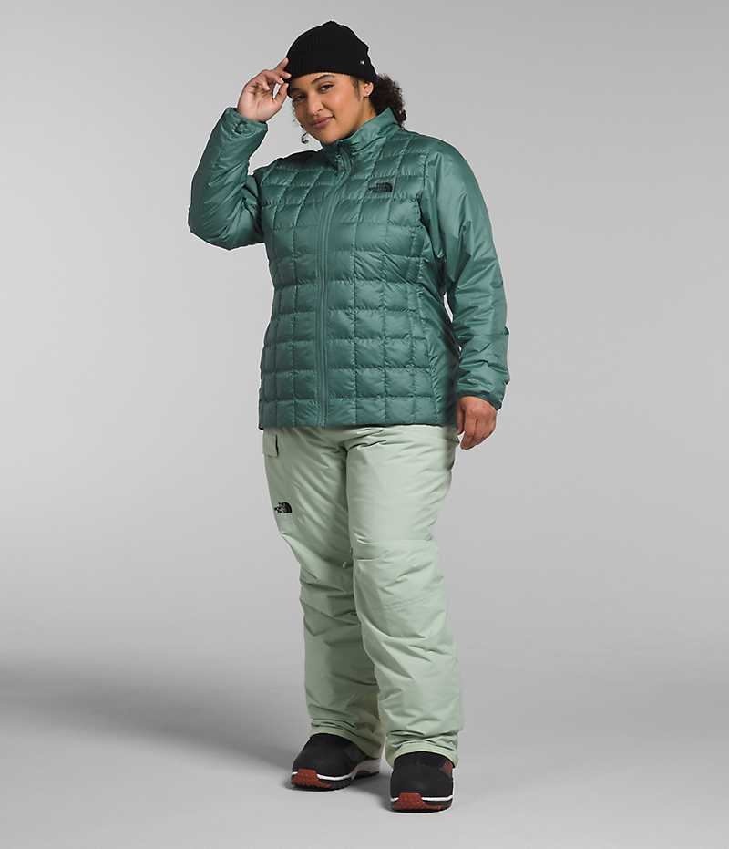 The North Face Plus ThermoBall™ Eco Snow Triclimate® Isolerede Jakker Dame Grøn | DK PLBRJ