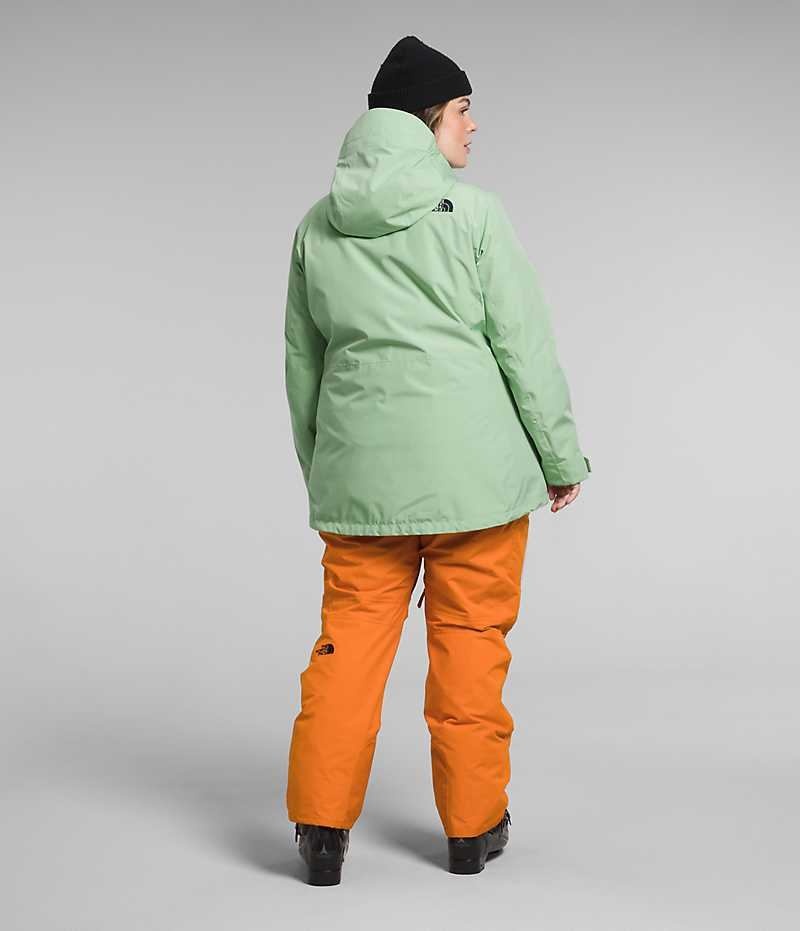 The North Face Plus ThermoBall™ Eco Snow Triclimate® Isolerede Jakker Dame Mintgrønne | DANMARK MVHNF