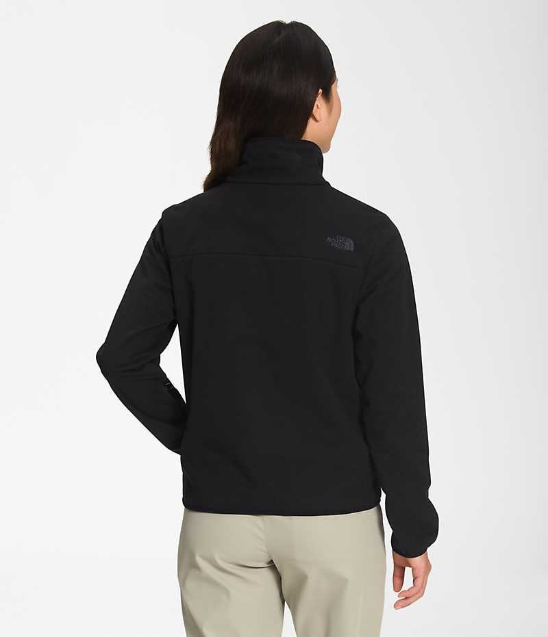 The North Face Polar Osito ¼-Zip Sweatshirt Dame Sort | DANMARK OGVTP