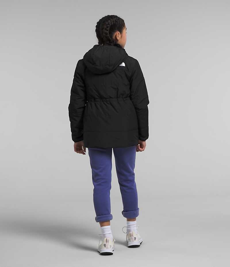 The North Face Reversible Mossbud Parka Pige Sort | DK YEIJV