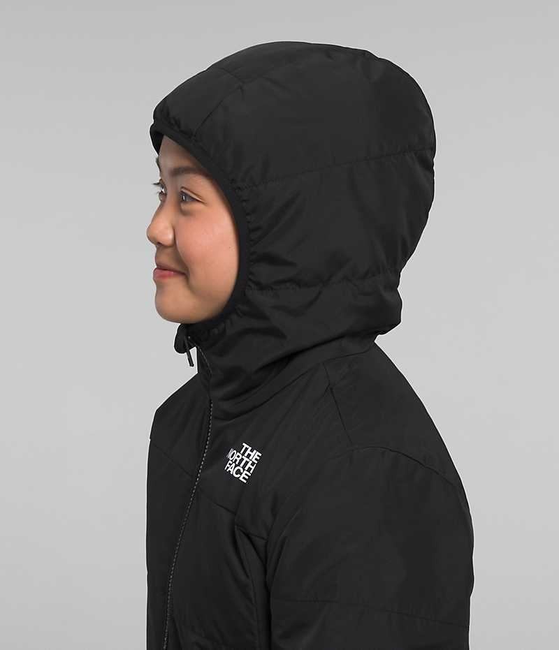 The North Face Reversible Mossbud Parka Pige Sort | DK YEIJV