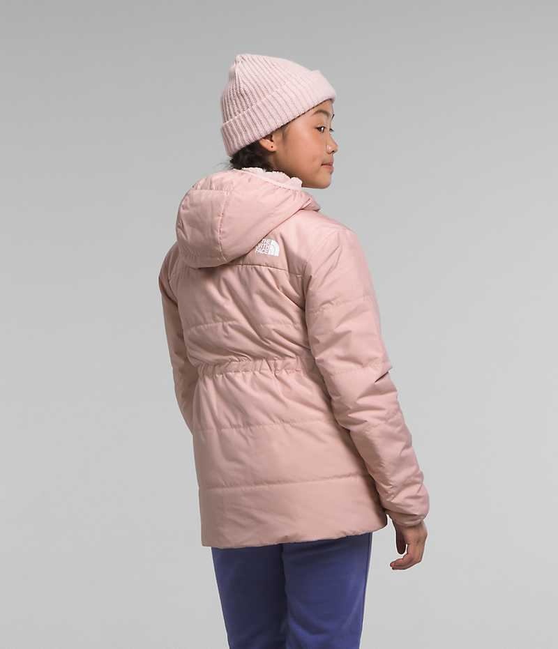 The North Face Reversible Mossbud Parka Pige Lyserød | DANMARK XPZIM