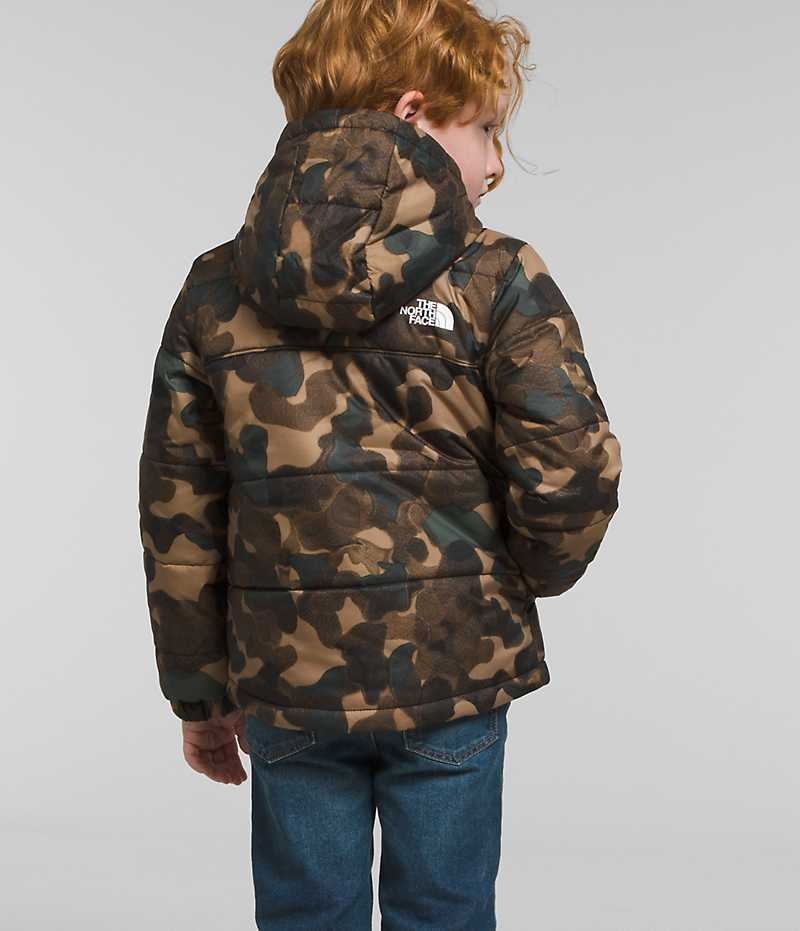 The North Face Reversible Mt Chimbo Full-Zip Hætte Fleece Jakker Drenge Camo | DK YGMFQ