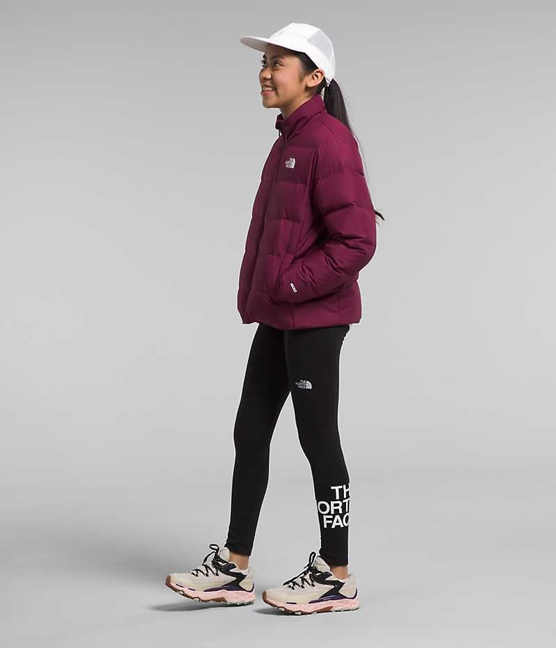 The North Face Reversible North Dunjakke Pige Bordeaux | DK OSANY