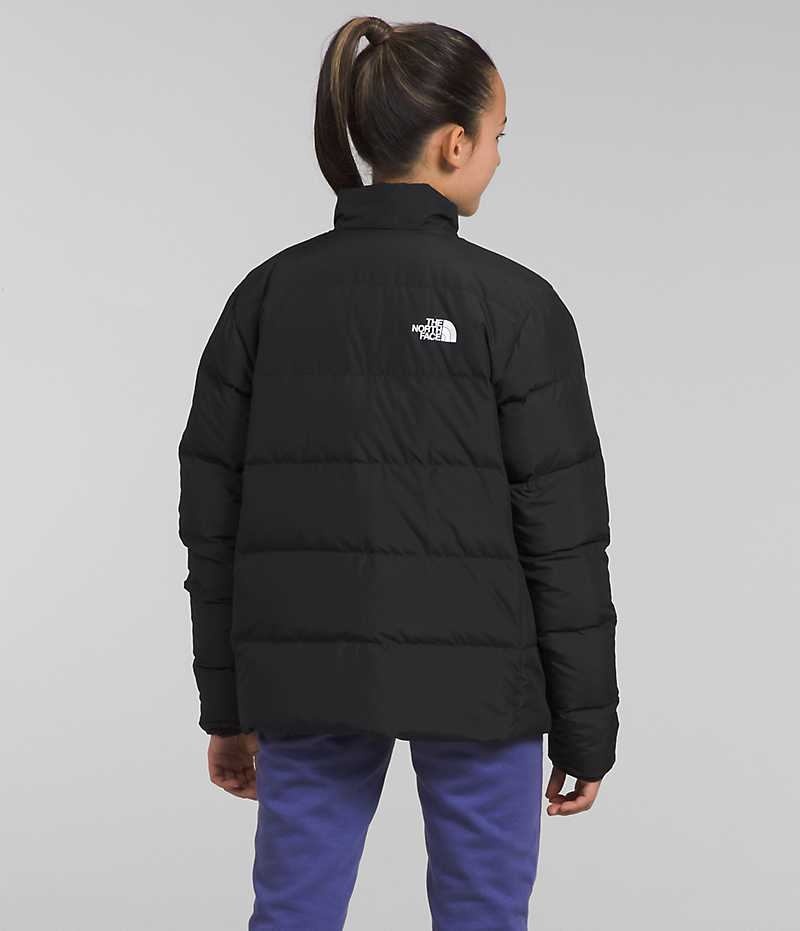 The North Face Reversible North Dunjakke Pige Sort | DANMARK OKRCY