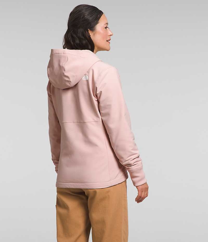 The North Face Shelbe Raschel Hoodie Softshell Jakke Dame Lyserød | DK EVNJU