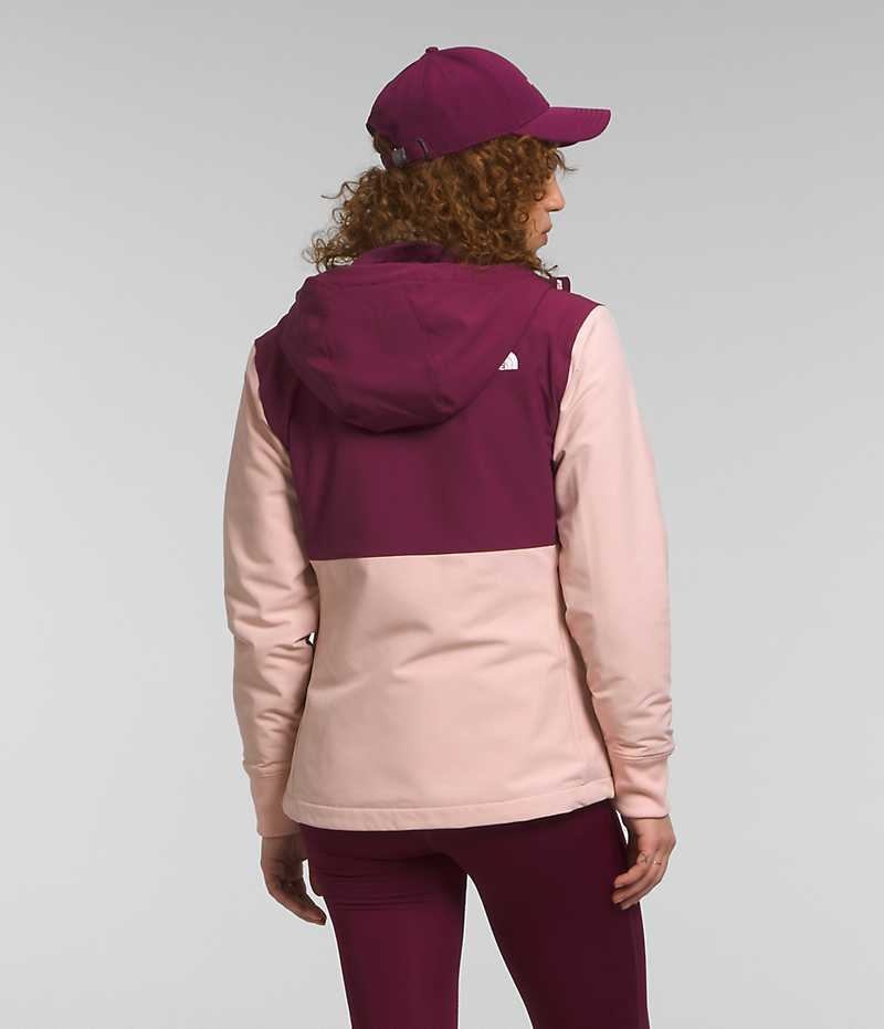 The North Face Shelbe Raschel Hoodie Softshell Jakke Dame Lyserød | DK OSLWB