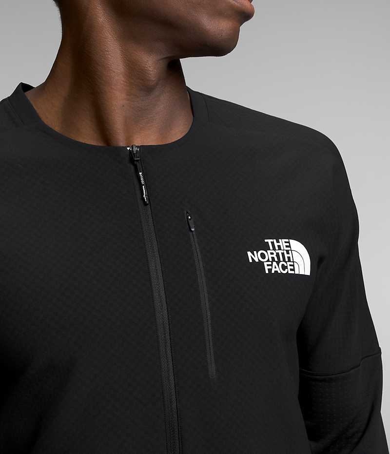 The North Face Summit Series Altimetro ¾-Zip Top Sweatshirt Herre Sort | DANMARK JYUIS