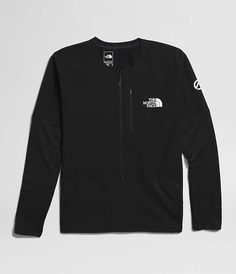 The North Face Summit Series Altimetro ¾-Zip Top Sweatshirt Herre Sort | DANMARK JYUIS