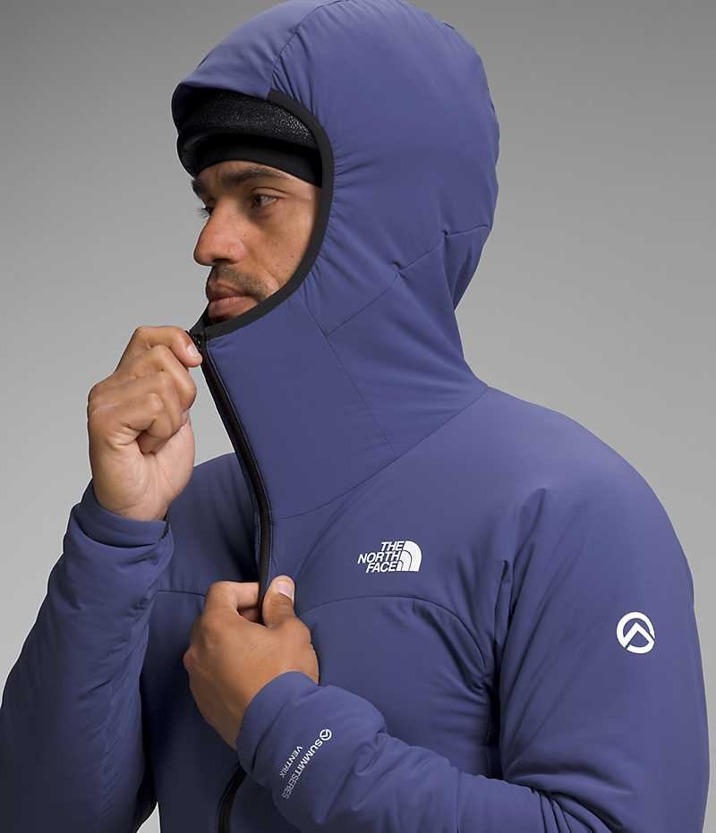 The North Face Summit Series Casaval Hoodie Hybrid Jakke Herre Blå | DK ZFXWN