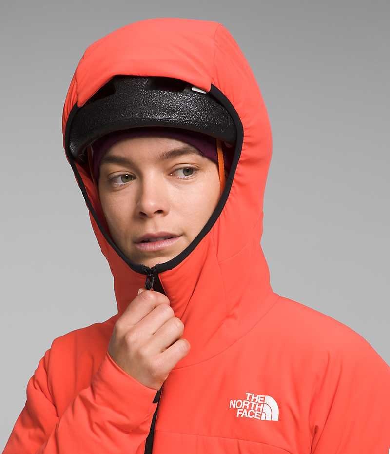 The North Face Summit Series Casaval Hoodie Hybrid Jakke Dame Orange | DANMARK XUGFQ