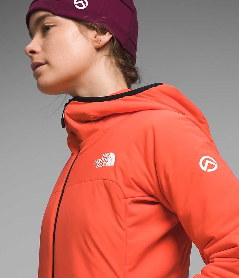 The North Face Summit Series Casaval Hoodie Hybrid Jakke Dame Orange | DANMARK XUGFQ