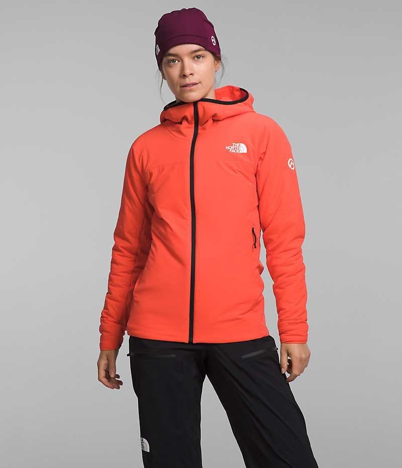 The North Face Summit Series Casaval Hoodie Hybrid Jakke Dame Orange | DANMARK XUGFQ