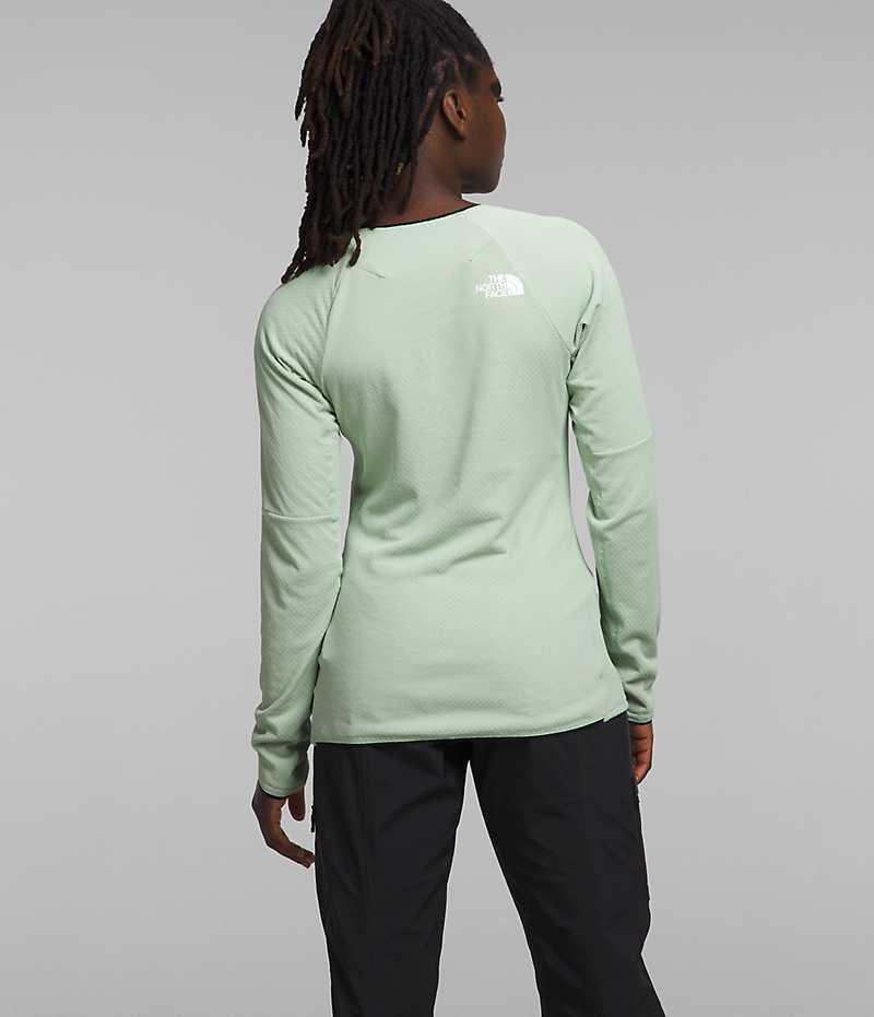 The North Face Summit Series FUTUREFLEECE™ Crew Sweatshirt Dame Mintgrønne | DK VUSAY