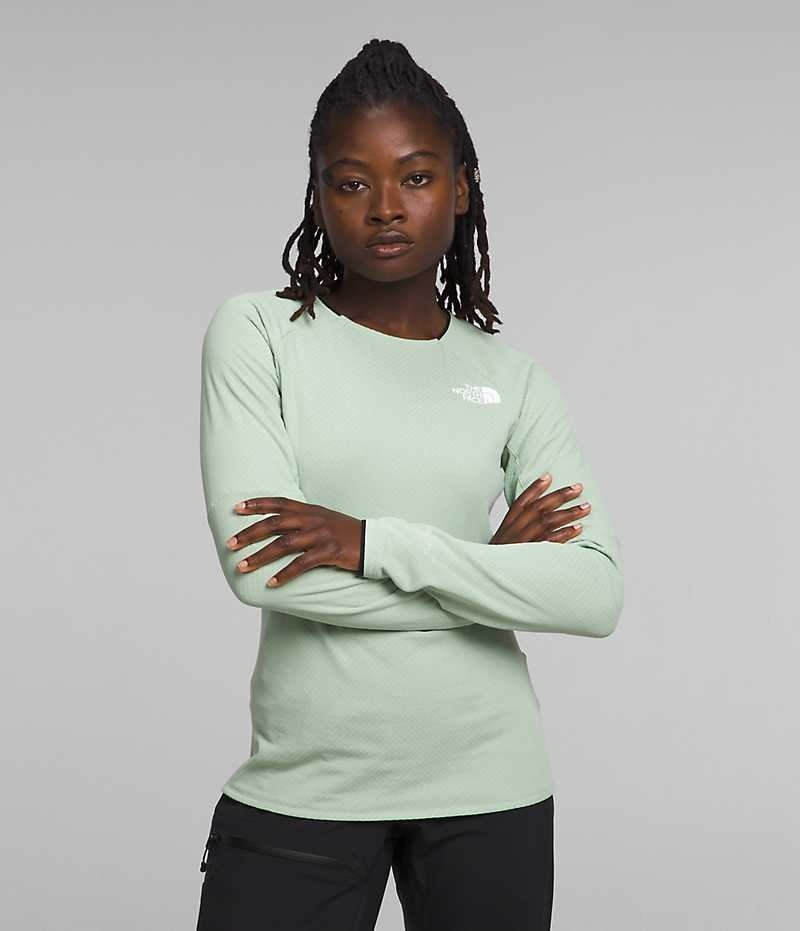 The North Face Summit Series FUTUREFLEECE™ Crew Sweatshirt Dame Mintgrønne | DK VUSAY