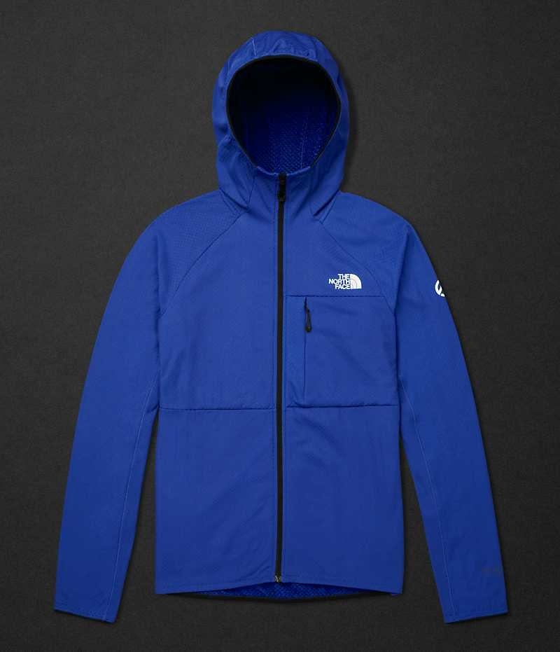 The North Face Summit Series FUTUREFLEECE™ Full-Zip Hoodie Fleece Jakker Herre Blå | DK TAKUD