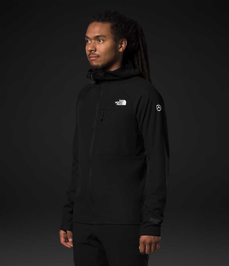 The North Face Summit Series FUTUREFLEECE™ Full-Zip Hoodie Fleece Jakker Herre Sort | DANMARK CMXGS