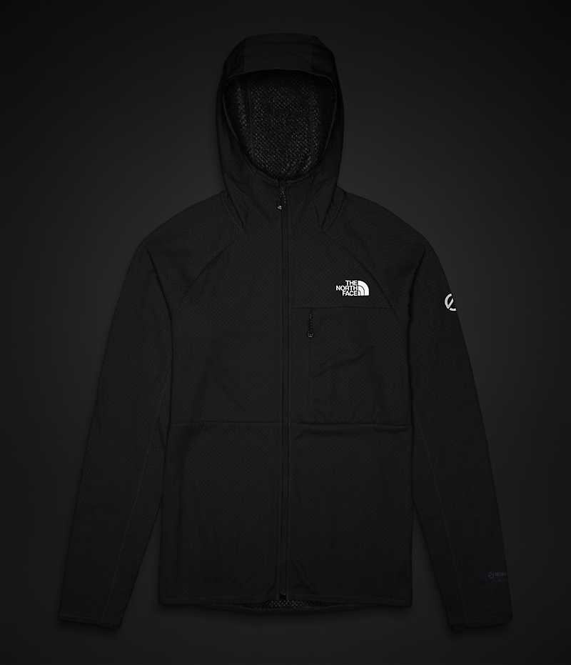 The North Face Summit Series FUTUREFLEECE™ Full-Zip Hoodie Fleece Jakker Herre Sort | DANMARK CMXGS