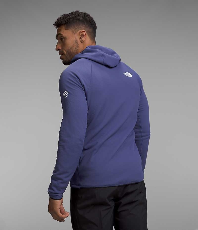 The North Face Summit Series FUTUREFLEECE™ Full-Zip Hoodie Fleece Jakker Herre Blå | DANMARK DURLS