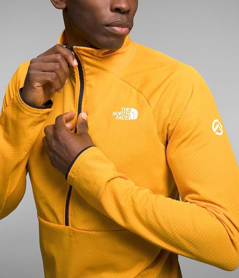 The North Face Summit Series FUTUREFLEECE™ LT ½-Zip Pullover Herre Guld | DK SNWYG