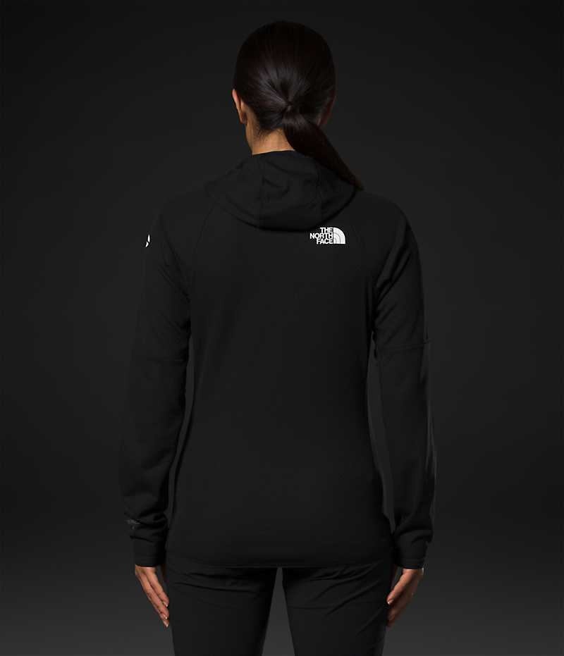 The North Face Summit Series FUTUREFLEECE™ Full-Zip Hoodie Fleece Jakker Dame Sort | DANMARK DOWJT