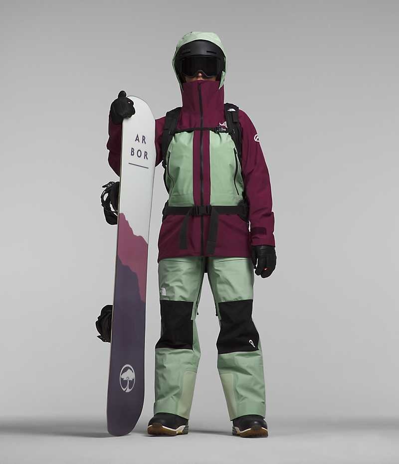 The North Face Summit Series Verbier GTX Isolerede Jakker Dame Fuchsia Mintgrønne | DK SXNRB