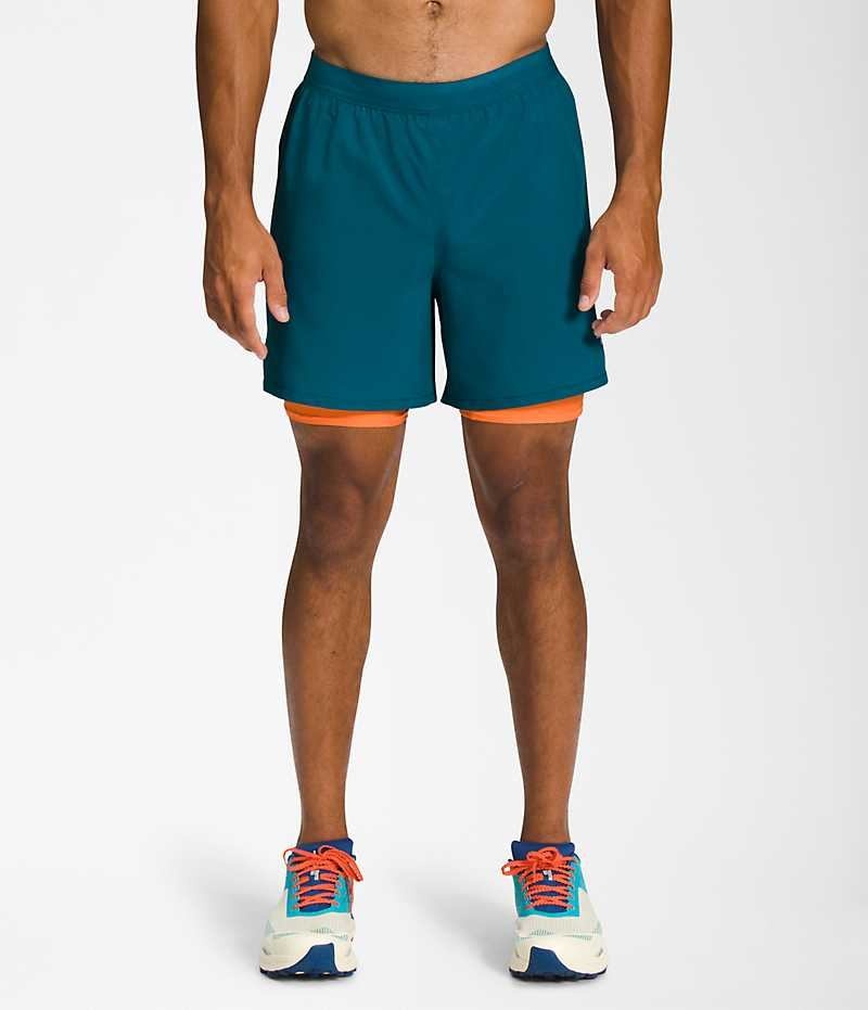 The North Face Sunriser 2-in-1 Shorts Herre Blå | DK GTVDY