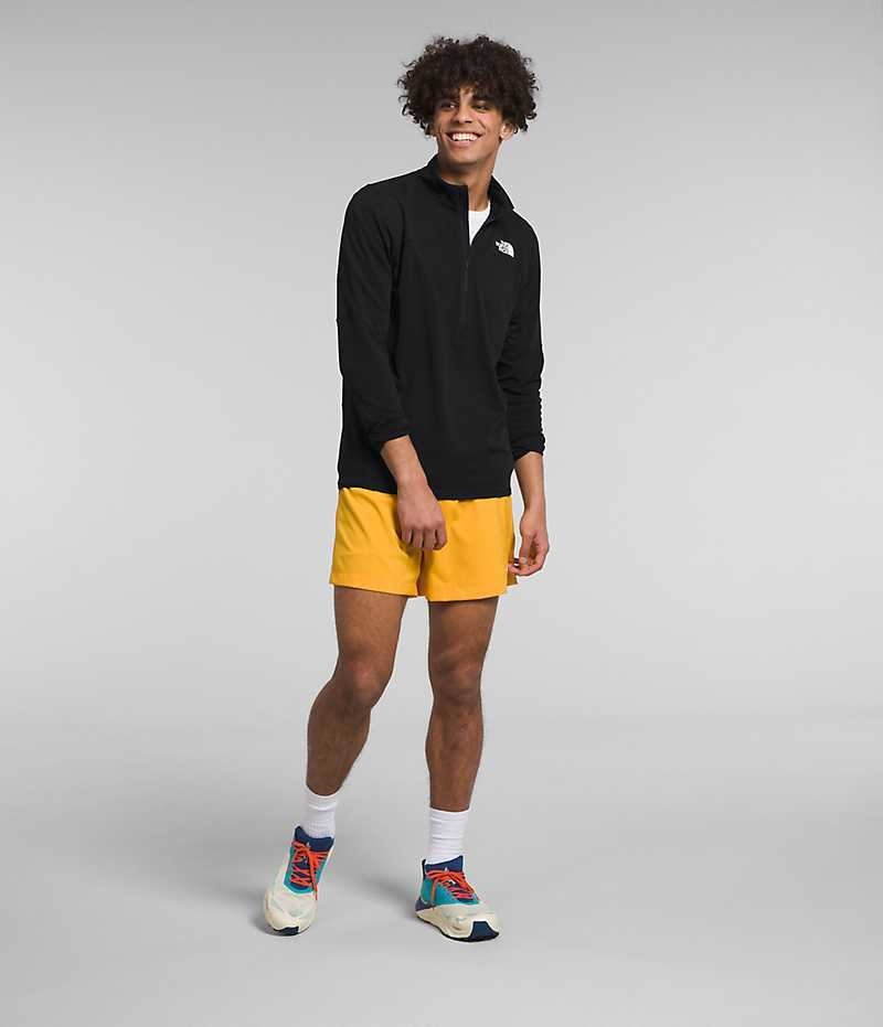 The North Face Sunriser ¼-Zip Sweatshirt Herre Sort | DANMARK QZLFK