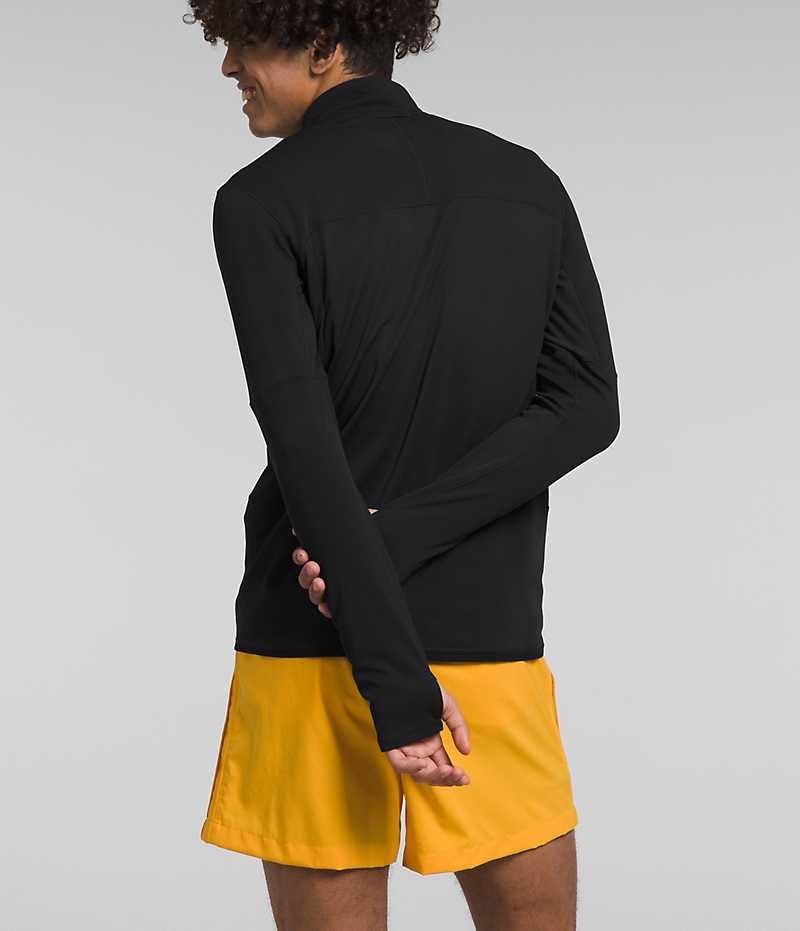 The North Face Sunriser ¼-Zip Sweatshirt Herre Sort | DANMARK QZLFK