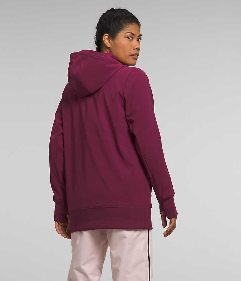 The North Face Tekno Pullover Hættetrøje Dame Fuchsia | DANMARK ITSGV