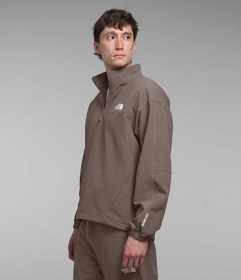 The North Face Tekware™ Grid ¼-Zip Pullover Herre Brune | DANMARK ATKDP