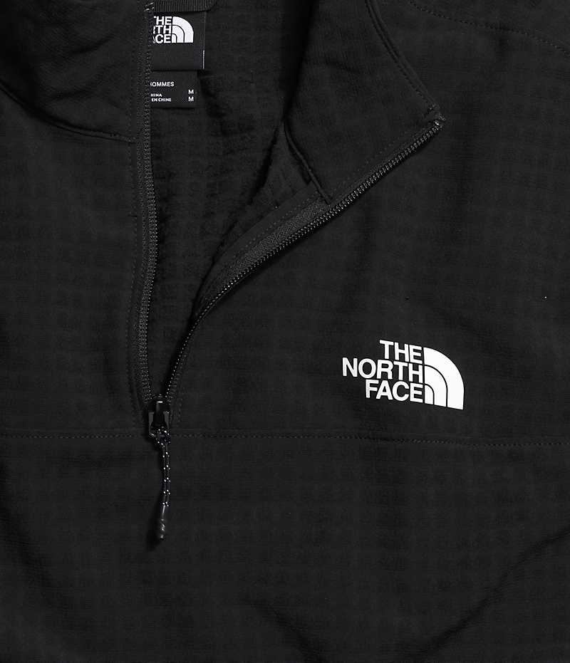 The North Face Tekware™ Grid ¼-Zip Pullover Herre Sort | DK URYOX