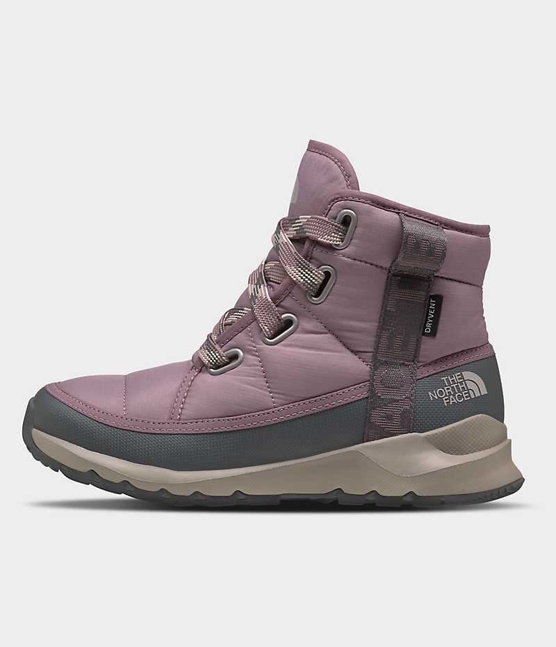 The North Face ThermoBall™ Blonder Up Luxe Vandtætte Vinterstøvler Dame Fuchsia | DK JWSXF